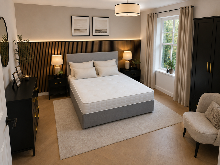 Ideal Promo Set Bed / Mattress / Headboard