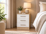 MAYFAIR 3 DRAWER BEDSIDE