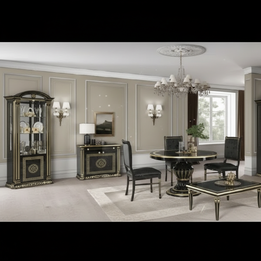 Model AURORA - BLACK-GOLD