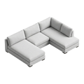 1X Armless (40") + 2x Chaise + LHF/RHF (NO STOOL)
