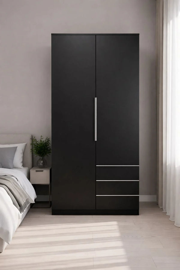 EA257 - Derby Tall 2 Door [ 3 Draws Outside ]