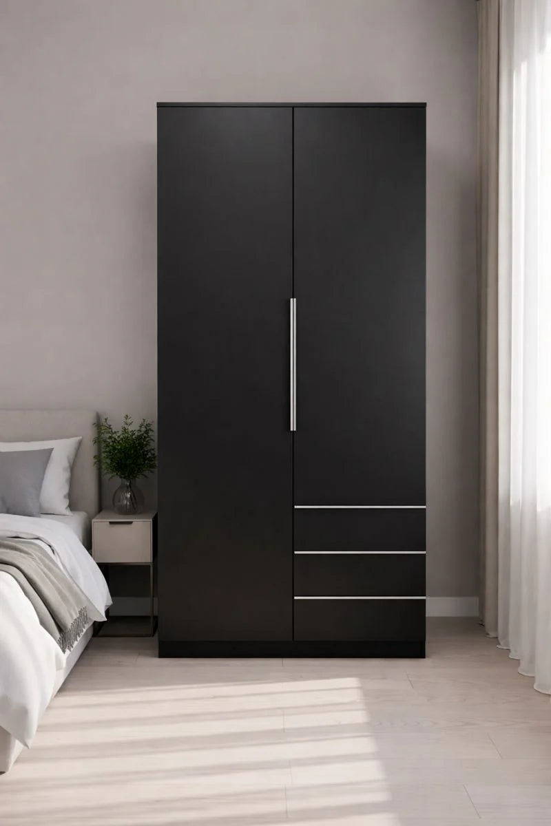 EA257 - Derby Tall 2 Door [ 3 Draws Outside ]