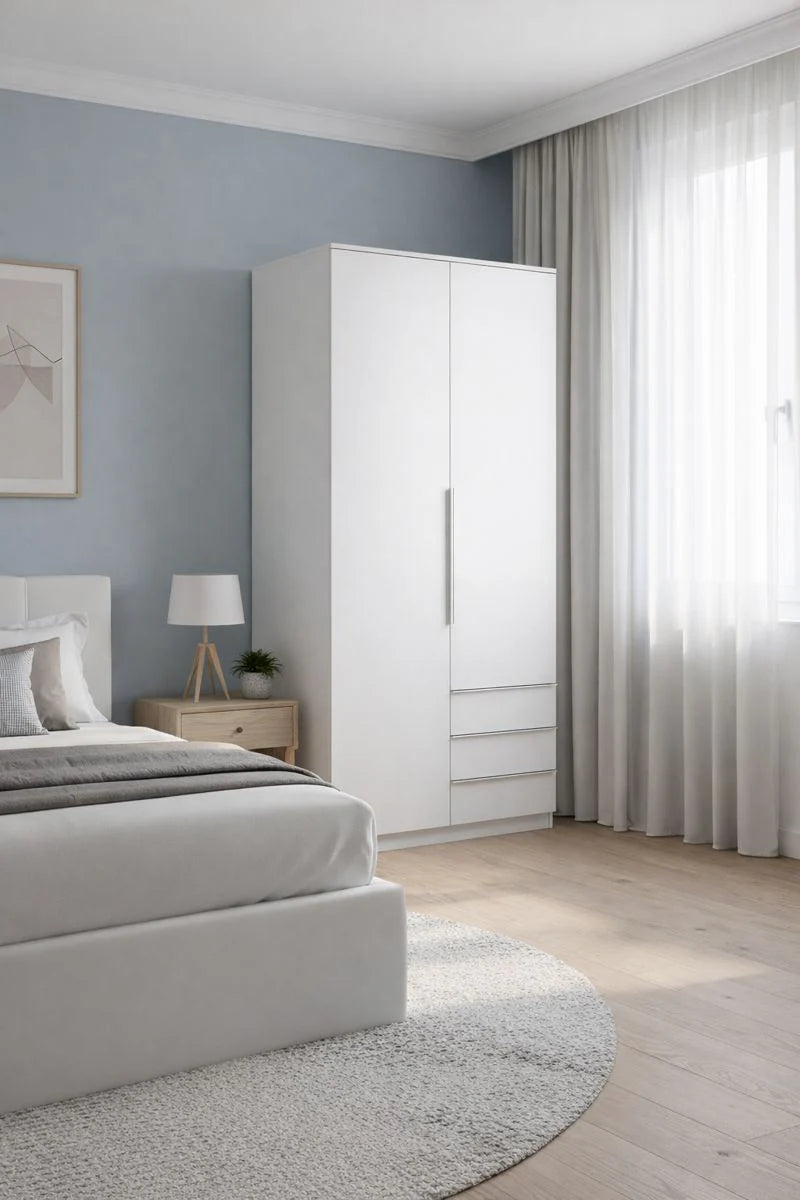 EA257 - Derby Tall 2 Door [ 3 Draws Outside ]