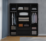 EA425 4 -DOOR DERBY GLOSSY WARDROBE