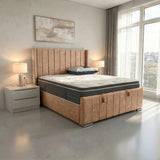 Arizona Winged Ottoman Bed