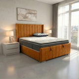 Arizona Winged Ottoman Bed