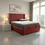 Arizona Winged Ottoman Bed