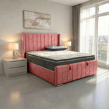 Arizona Winged Ottoman Bed