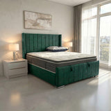Arizona Winged Ottoman Bed