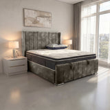 Arizona Winged Ottoman Bed