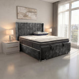 Arizona Winged Ottoman Bed