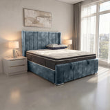Arizona Winged Ottoman Bed