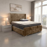 Arizona Winged Ottoman Bed