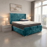 Arizona Winged Ottoman Bed