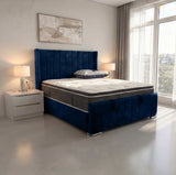 Arizona Winged Ottoman Bed