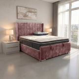 Arizona Winged Ottoman Bed