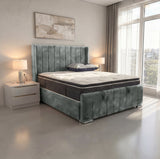Arizona Winged Ottoman Bed