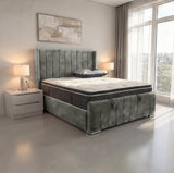 Arizona Winged Ottoman Bed