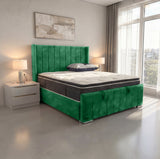 Arizona Winged Ottoman Bed