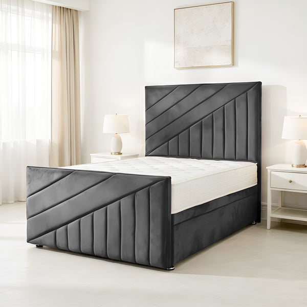 PL01 Plush Soft Velvet Steel