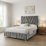 Valentino Designer Upholstered Bed Frame
