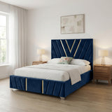 Valentino Designer Upholstered Bed Frame