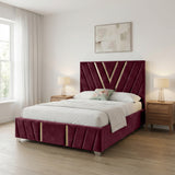 Valentino Designer Upholstered Bed Frame