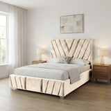 Valentino Designer Upholstered Bed Frame