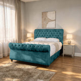 Seinna Swan Upholstered Bed Frame