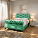 Seinna Swan Upholstered Bed Frame