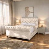 Seinna Swan Upholstered Bed Frame