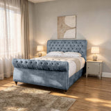 Seinna Swan Upholstered Bed Frame