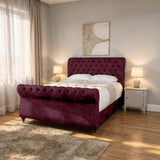 Seinna Swan Upholstered Bed Frame