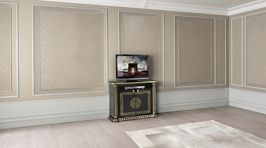 Aurora 2 Doors Sideboard 95x50 - Black Gold