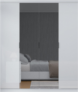 EA425 4 -DOOR DERBY GLOSSY WARDROBE