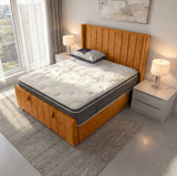 Arizona Winged Ottoman Bed