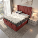 Arizona Winged Ottoman Bed