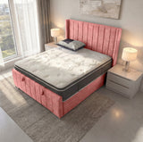 Arizona Winged Ottoman Bed