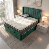 Arizona Winged Ottoman Bed