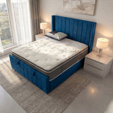 Arizona Winged Ottoman Bed
