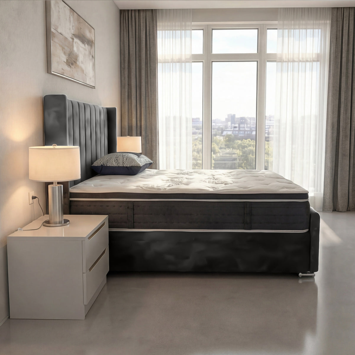 PL03 Plush Soft Velvet Grey