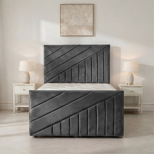PL01 Plush Soft Velvet Steel