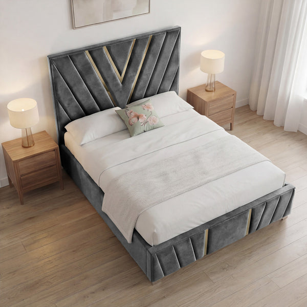 PL01 Plush Soft Velvet Steel