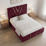 Valentino Designer Upholstered Bed Frame