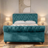 Seinna Swan Upholstered Bed Frame