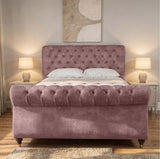 Seinna Swan Upholstered Bed Frame