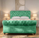 Seinna Swan Upholstered Bed Frame