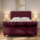 Seinna Swan Upholstered Bed Frame