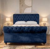 Seinna Swan Upholstered Bed Frame