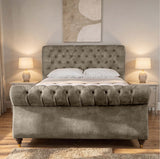 Seinna Swan Upholstered Bed Frame